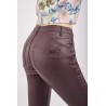 PANTALON TOXIK TAILLE BASSE SIMILI CUIR