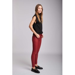 PANTALON TOXIK TAILLE BASSE SIMILI CUIR