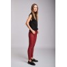 PANTALON TOXIK TAILLE BASSE SIMILI CUIR