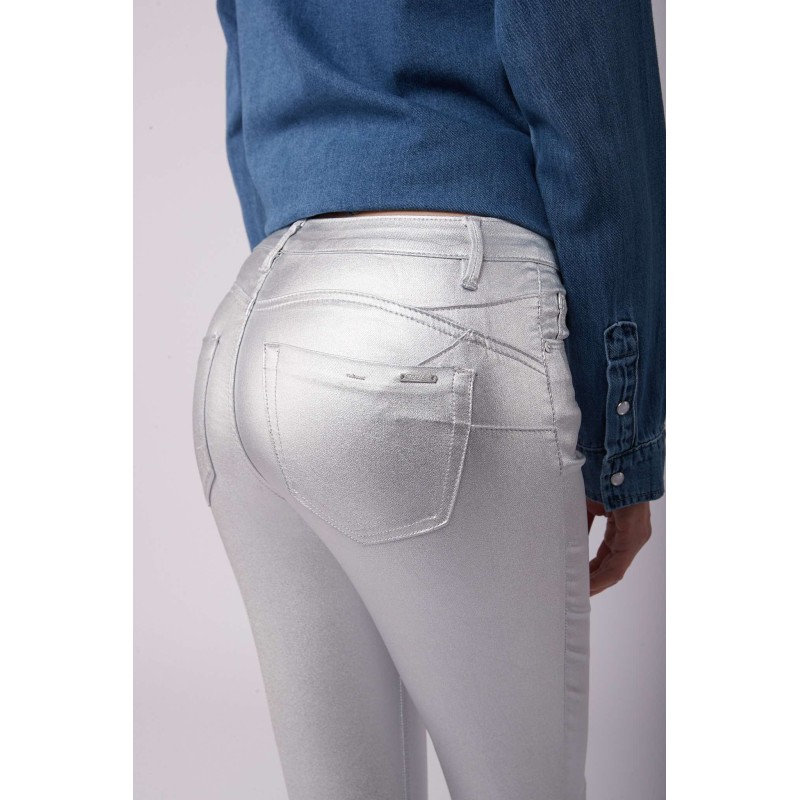 PANTALON TOXIK TAILLE BASSE SIMILI CUIR