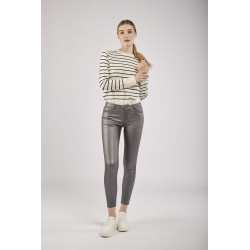 PANTALON TOXIK TAILLE BASSE SIMILI CUIR