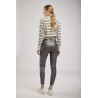 PANTALON TOXIK TAILLE BASSE SIMILI CUIR