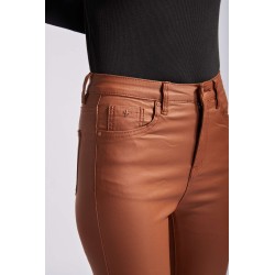 PANTALON TOXIK TAILLE HAUTE SIMILI CUIR