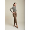 PANTALON TOXIK TAILLE HAUTE SIMILI CUIR