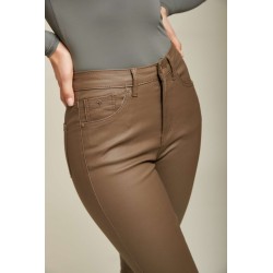 PANTALON TOXIK TAILLE HAUTE SIMILI CUIR