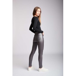 PANTALON TOXIK TAILLE HAUTE SIMILI CUIR