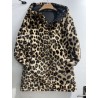 VESTE LONGUE REVERSIBLE ET IMPERMEABLE LEOPARD