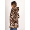 VESTE LONGUE REVERSIBLE ET IMPERMEABLE LEOPARD