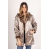 VESTE LONGUE REVERSIBLE ET IMPERMEABLE LEOPARD