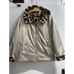 VESTE REVERSIBLE ET IMPERMEABLE LEOPARDE