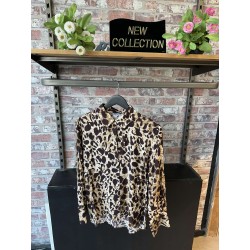 CHEMISE MOTIF LEOPARD