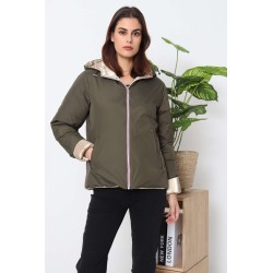 PARKA REVERSIBLE ET IMPERMEABLE