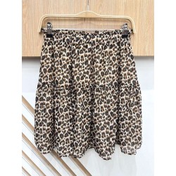 JUPE COURTE LEOPARD