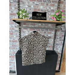 VESTE MATELASSE LEOPARD